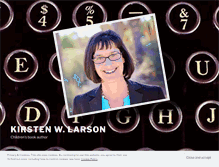 Tablet Screenshot of kirsten-w-larson.com